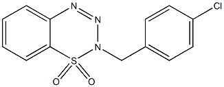 2-(4-chlorobenzyl)-1lambda~6~,2,3,4-benzothiatriazine-1,1(2H)-dione
