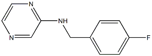 N-(4-fluorobenzyl)-2-pyrazinamine Structure