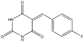 5-(4-fluorobenzylidene)hexahydropyrimidine-2,4,6-trione