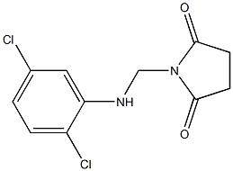 1-[(2,5-dichloroanilino)methyl]pyrrolidine-2,5-dione Structure