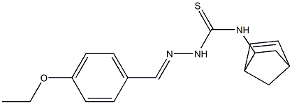 N1-bicyclo[2.2.1]hept-5-en-2-yl-2-(4-ethoxybenzylidene)hydrazine-1-carbothioamide|