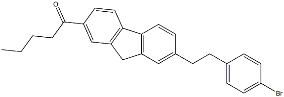  1-[7-(4-bromophenethyl)-9H-fluoren-2-yl]pentan-1-one