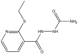 2-{[2-(ethylthio)-3-pyridyl]carbonyl}hydrazine-1-carboxamide|