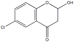 6-chloro-2-hydroxychroman-4-one 结构式