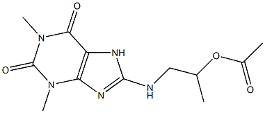  2-[(1,3-dimethyl-2,6-dioxo-2,3,6,7-tetrahydro-1H-purin-8-yl)amino]-1-methylethyl acetate