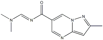 N-[(E)-(dimethylamino)methylidene]-2-methylpyrazolo[1,5-a]pyrimidine-6-carboxamide Structure