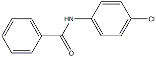 N-(4-chlorophenyl)benzenecarboxamide 化学構造式