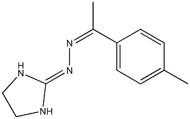 2-{2-[1-(4-methylphenyl)ethylidene]hydrazono}imidazolidine