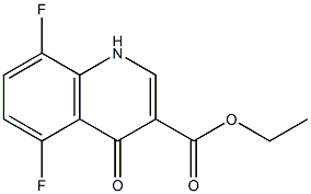 ethyl 5,8-difluoro-4-oxo-1,4-dihydroquinoline-3-carboxylate Structure
