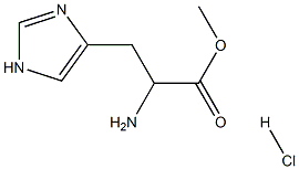 methyl 2-amino-3-(1H-imidazol-4-yl)propanoate-hydrachloride 结构式