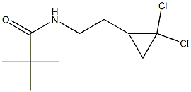 N1-[2-(2,2-dichlorocyclopropyl)ethyl]-2,2-dimethylpropanamide Structure