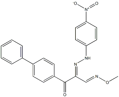  3-[1,1'-biphenyl]-4-yl-2-[(E)-2-(4-nitrophenyl)hydrazono]-3-oxopropanal O-methyloxime