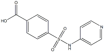 4-[(pyridin-4-ylamino)sulfonyl]benzoic acid 结构式