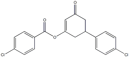 5-(4-chlorophenyl)-3-oxocyclohex-1-enyl 4-chlorobenzoate