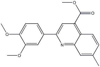 methyl 2-(3,4-dimethoxyphenyl)-7-methylquinoline-4-carboxylate