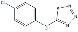 N5-(4-chlorophenyl)-1,2,3,4-thiatriazol-5-amine,,结构式