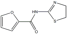 N2-(4,5-dihydro-1,3-thiazol-2-yl)-2-furamide 化学構造式