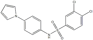 N1-[4-(1H-pyrrol-1-yl)phenyl]-3,4-dichlorobenzene-1-sulfonamide|