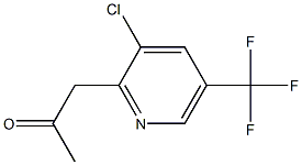 1-[3-chloro-5-(trifluoromethyl)-2-pyridinyl]acetone Structure