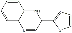 2-(2-thienyl)-1,2,4a,8a-tetrahydroquinoxaline,,结构式