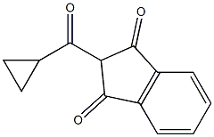 2-(cyclopropylcarbonyl)-1H-indene-1,3(2H)-dione Structure