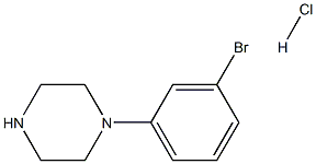 1-(3-Bromphenyl)-piperazin*HCl 结构式