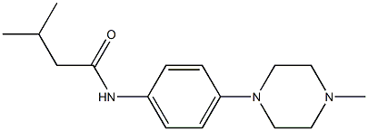 3-methyl-N-[4-(4-methylpiperazino)phenyl]butanamide|