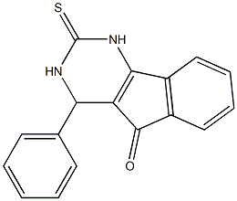 4-phenyl-2-thioxo-2,3,4,5-tetrahydro-1H-indeno[1,2-d]pyrimidin-5-one|