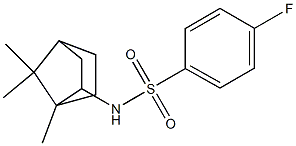 N1-(1,7,7-trimethylbicyclo[2.2.1]hept-2-yl)-4-fluorobenzene-1-sulfonamide|