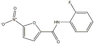 N2-(2-fluorophenyl)-5-nitro-2-furamide Structure