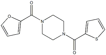 [4-(2-furylcarbonyl)piperazino](2-thienyl)methanone|