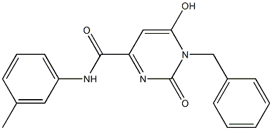 1-benzyl-6-hydroxy-N-(3-methylphenyl)-2-oxo-1,2-dihydro-4-pyrimidinecarboxamide