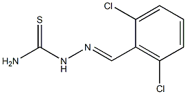 2-(2,6-dichlorobenzylidene)hydrazine-1-carbothioamide Structure
