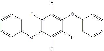 1,2,4,5-tetrafluoro-3,6-diphenoxybenzene 化学構造式