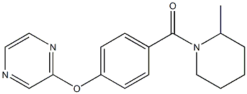 (2-methylpiperidino)[4-(2-pyrazinyloxy)phenyl]methanone|