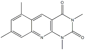 1,3,6,8-tetramethyl-1,2,3,4-tetrahydropyrimido[4,5-b]quinoline-2,4-dione Structure