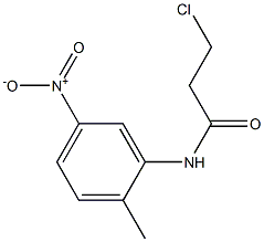  3-chloro-N-(2-methyl-5-nitrophenyl)propanamide