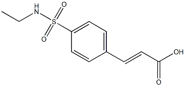 (2E)-3-{4-[(ethylamino)sulfonyl]phenyl}acrylic acid|