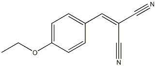 2-[(4-ethoxyphenyl)methylene]malononitrile,,结构式