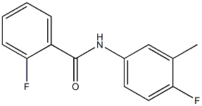 2-fluoro-N-(4-fluoro-3-methylphenyl)benzenecarboxamide