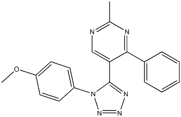 5-[1-(4-methoxyphenyl)-1H-1,2,3,4-tetraazol-5-yl]-2-methyl-4-phenylpyrimidine