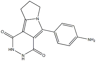 5-(4-aminophenyl)-8,9-dihydro-2H-pyridazino[4,5-a]pyrrolizine-1,4(3H,7H)-dione Structure