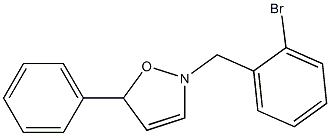 2-(2-bromobenzyl)-5-phenyl-2,5-dihydroisoxazole,,结构式