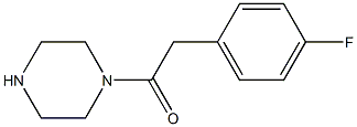 1-[(4-fluorophenyl)acetyl]piperazine Struktur