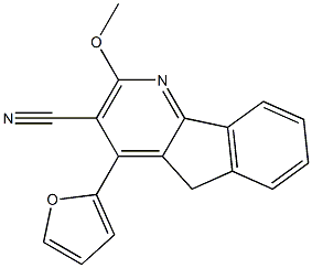 4-(2-furyl)-2-methoxy-5H-indeno[1,2-b]pyridine-3-carbonitrile