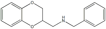 N-benzyl(2,3-dihydro-1,4-benzodioxin-2-yl)methanamine,,结构式