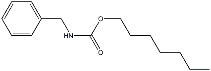 heptyl N-benzylcarbamate Struktur