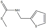 methyl N-(2-thienylmethyl)carbamodithioate,,结构式