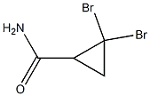 2,2-dibromocyclopropane-1-carboxamide 结构式