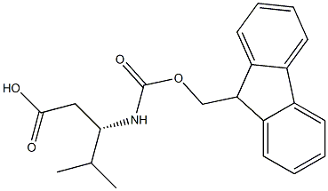 Fmoc-S-b-Leucin 化学構造式